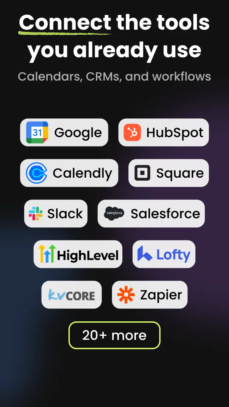 Connect the tools you already use